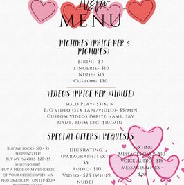 NSFW menu!