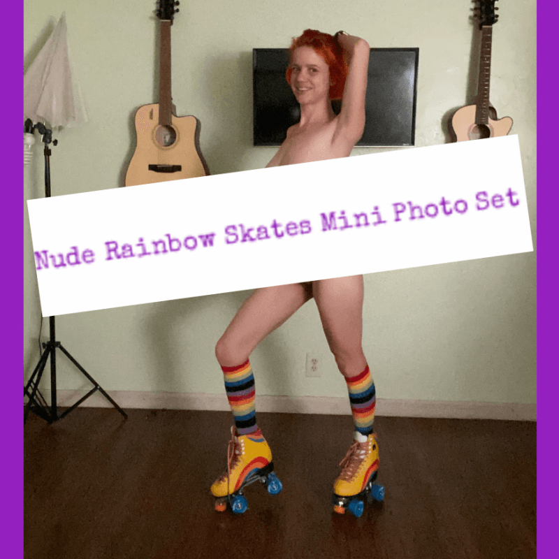 Nude Rainbow Skates Mini Photo Set
