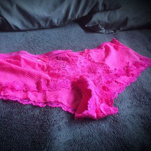Hot Pink Mesh Panties