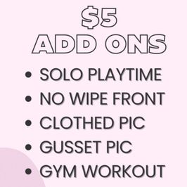 Tier One PANTY ADD ONS