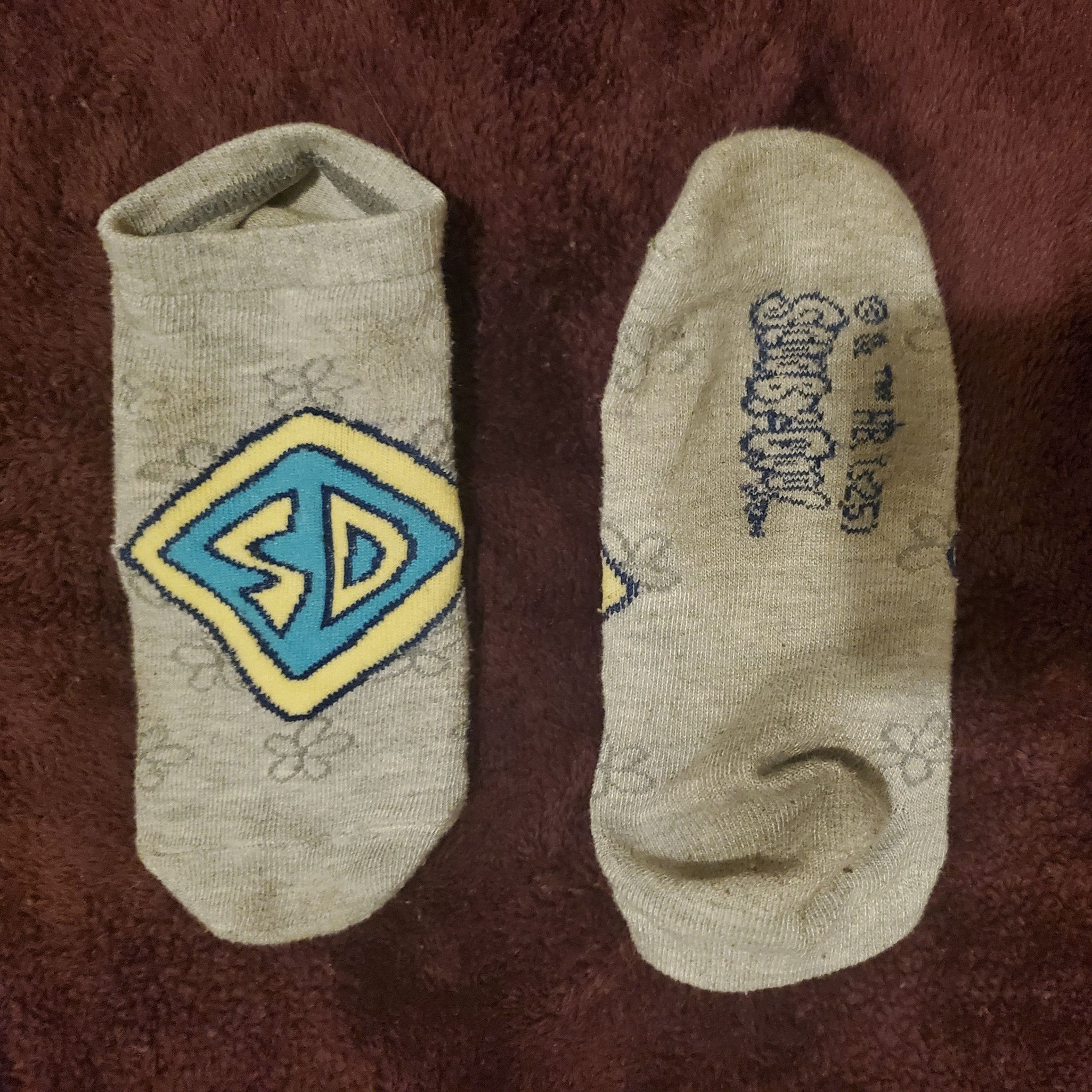 Grey Character Socks