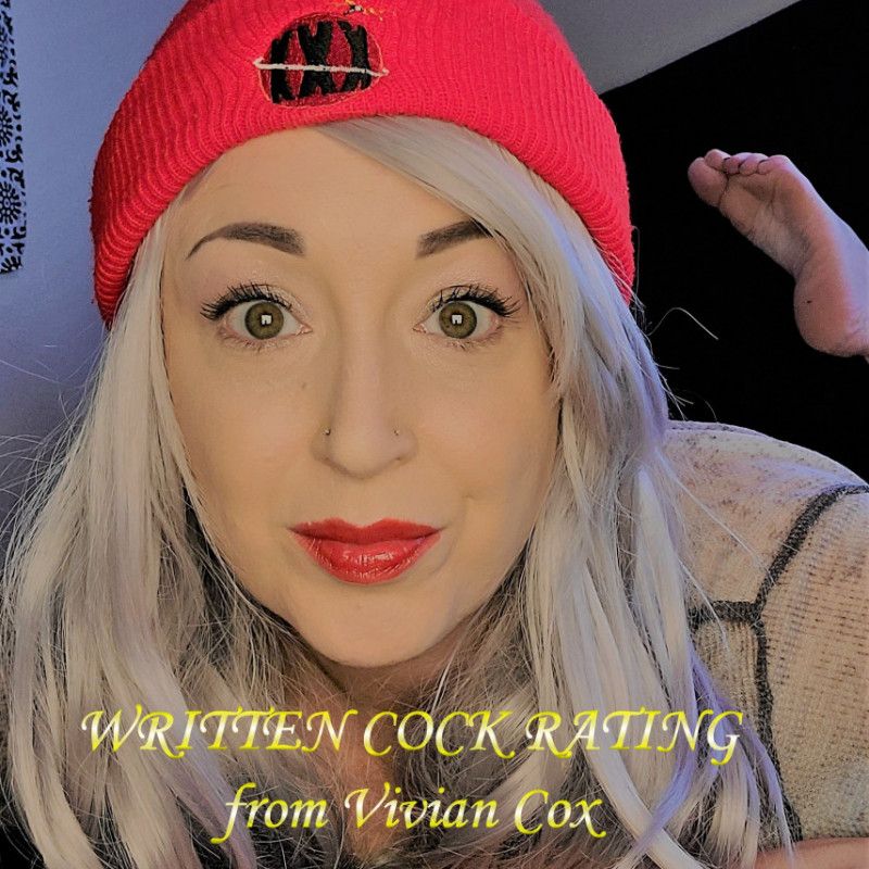 Written Cock Rating by Vivian Cox