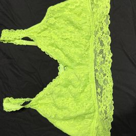 Neon green bra