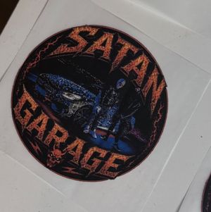 Satangarage sticker