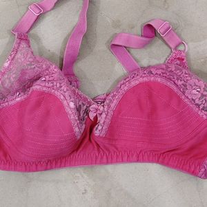 Pink bra