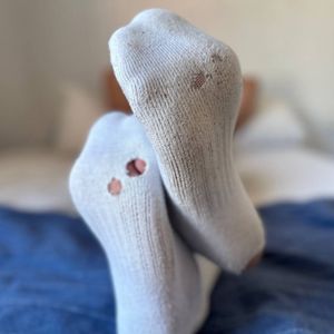 My worn dirty socks