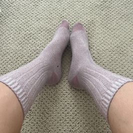 Sweaty Pink Cotton Socks