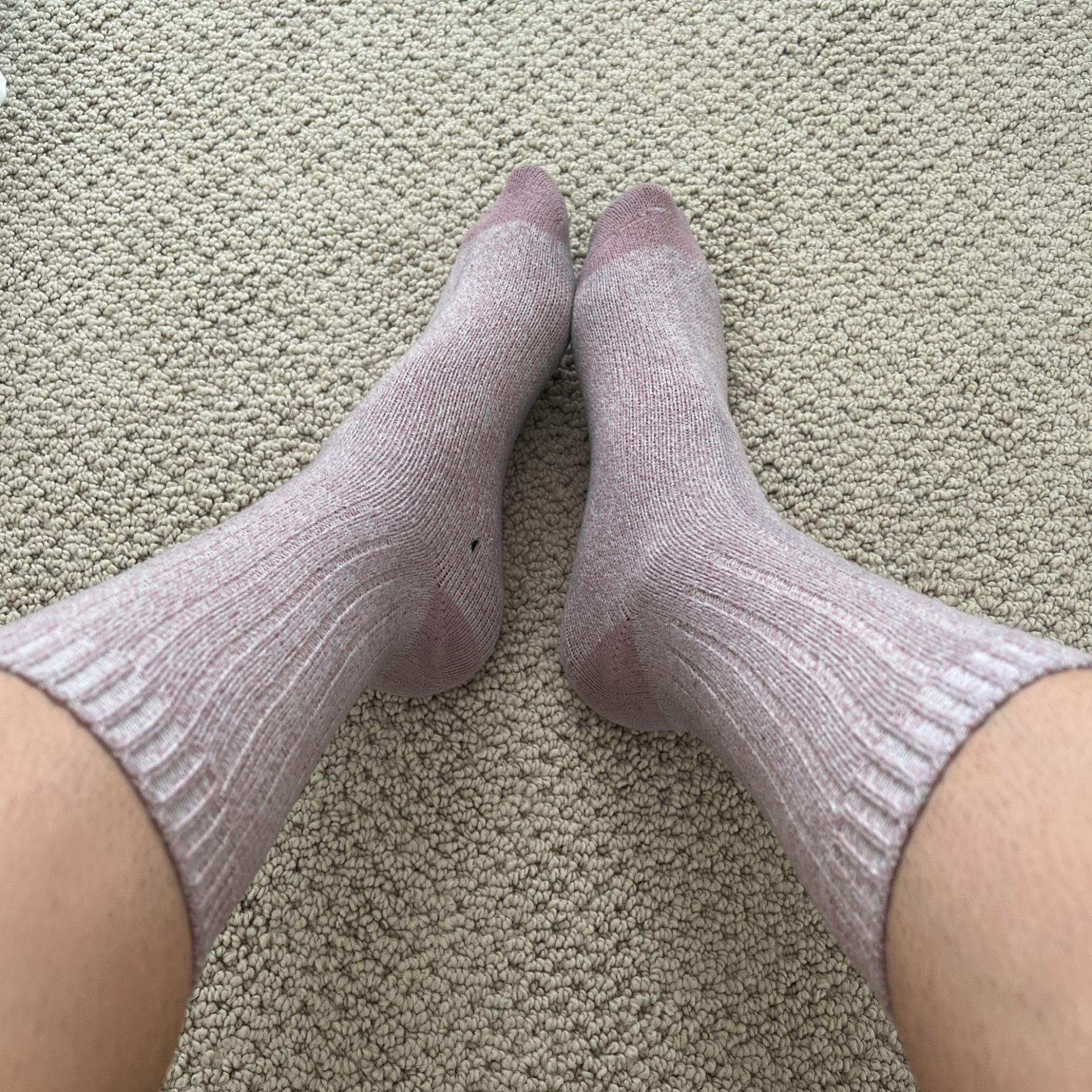 Sweaty Pink Cotton Socks