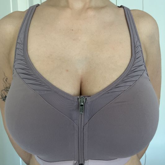 Sweaty Purple VS Sports Bra