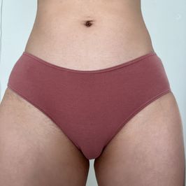 Dark Pink Fullback Cotton Panty