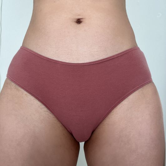 Dark Pink Fullback Cotton Panty