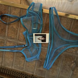 Blue Lingerie Set 1