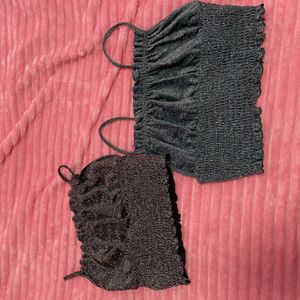 Sparkly cowl neck tank