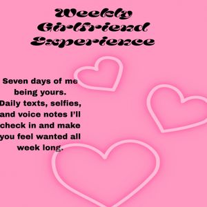 Weekly gf experience
