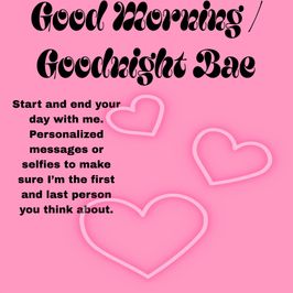 Goodmorning and goodnight text