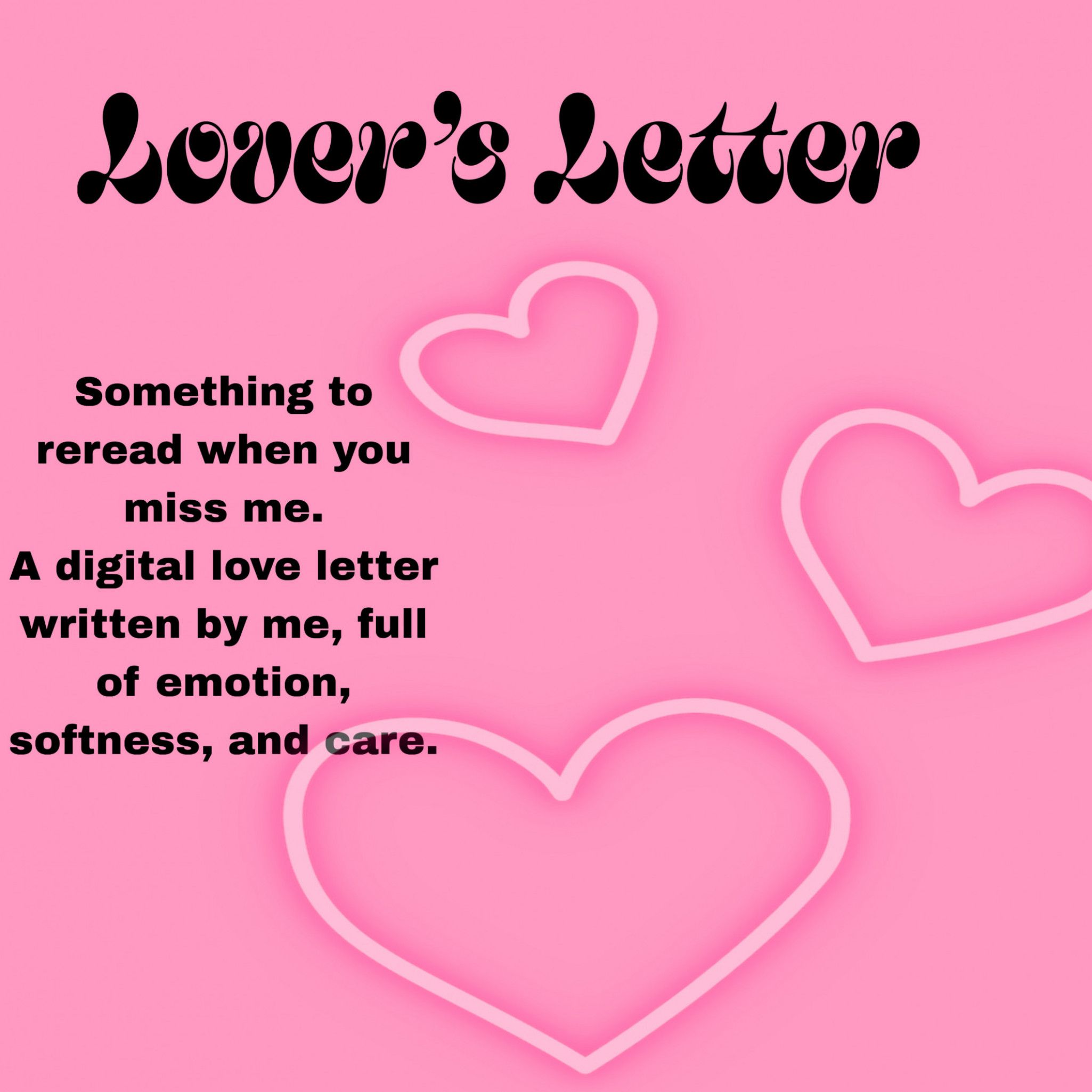 Lovers letter