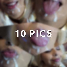 Photo Set 10 pics facial cumshot