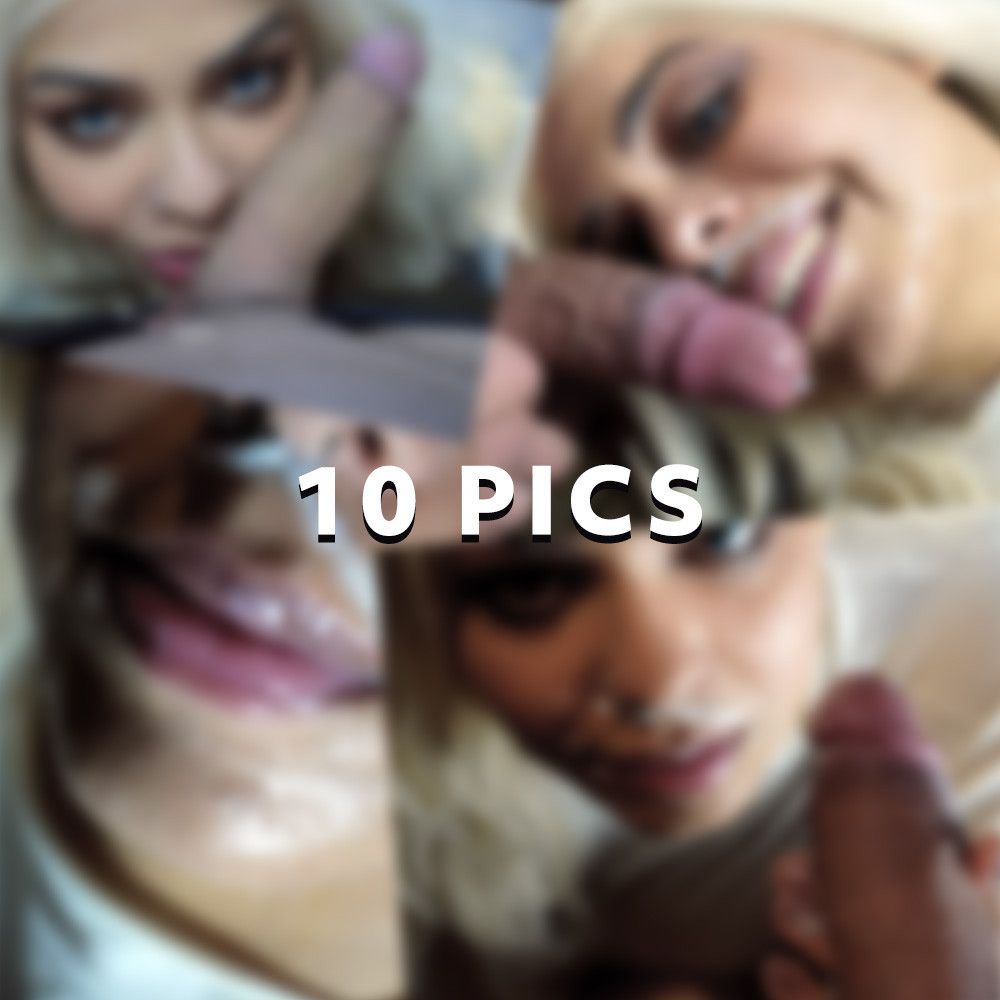 10 pics facial from FPOV video Swallow it all slut