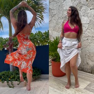Outdoor Photo set in two different outfits