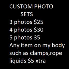 CUSTOM PHOTO SETS