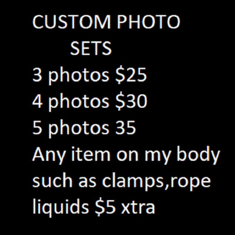 CUSTOM PHOTO SETS