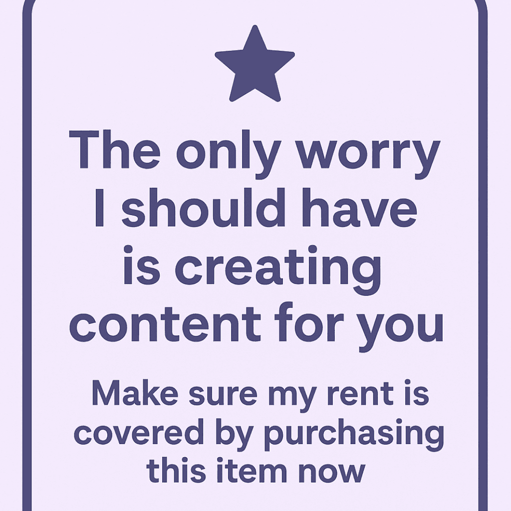 Cover my rent