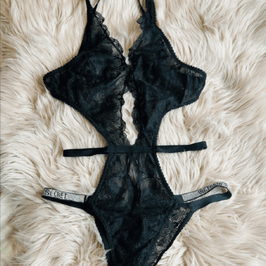 Used Black Victorias Secret Lingerie