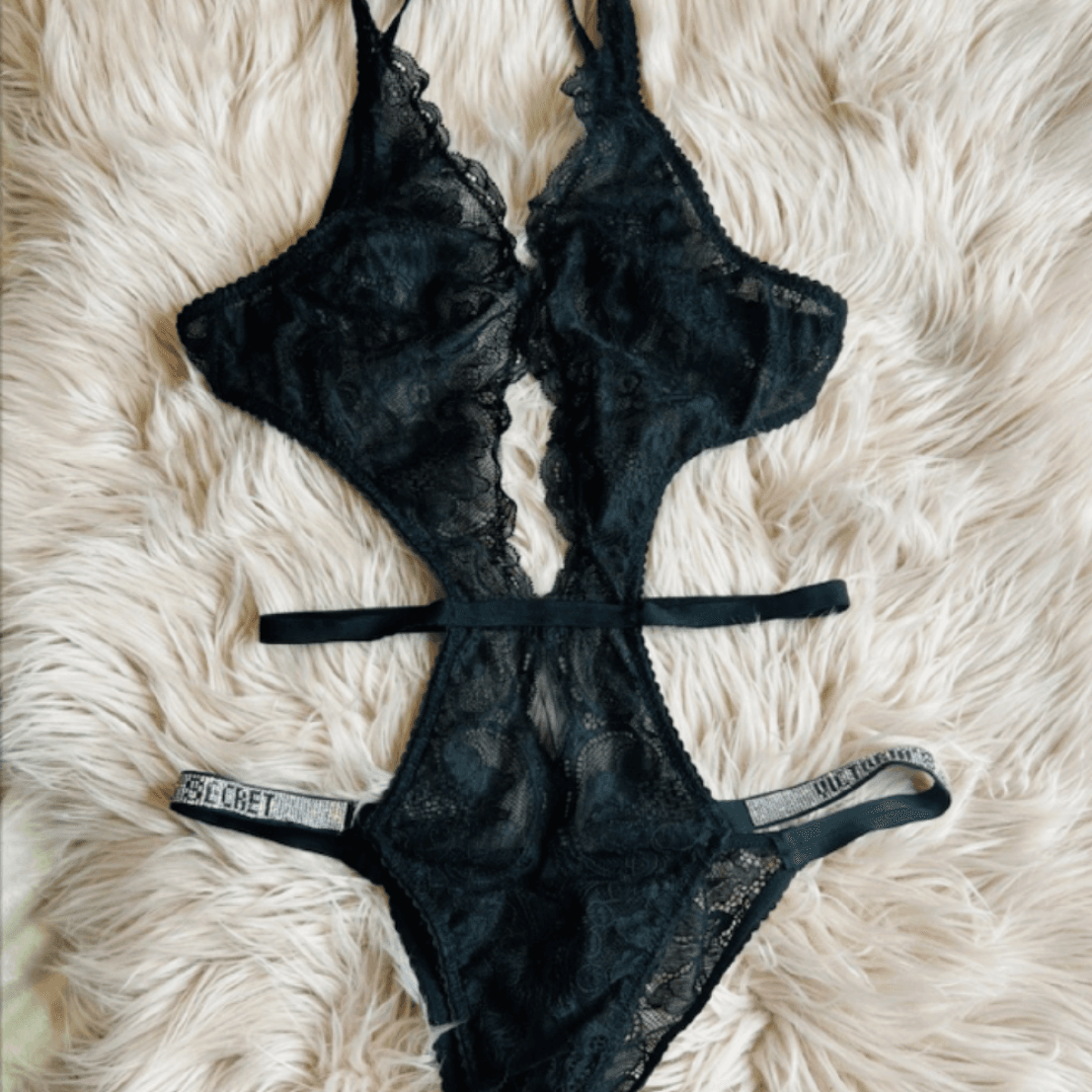 Used Black Victorias Secret Lingerie