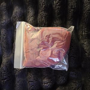 Red purple worn pantyhose !