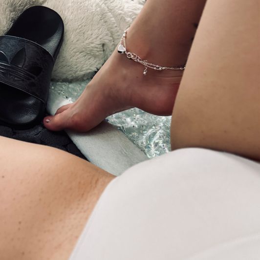 Worn String while masturbating