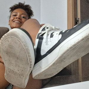 Black and White Sneakers