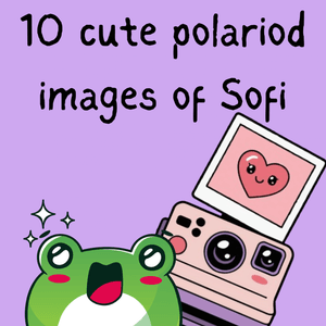 10 SFW Polaroid images of Sofi