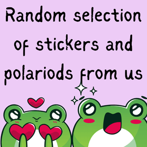 Random selection of SFW stickers and SFW Polariods