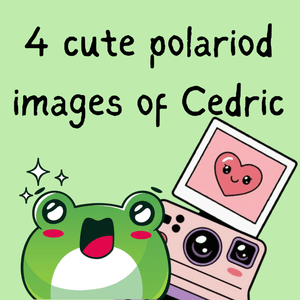 4 SFW Polaroid Images of Cedric