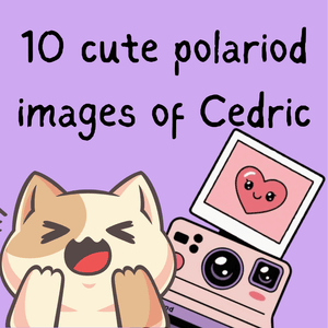 10 SFW Polaroid images of Cedric