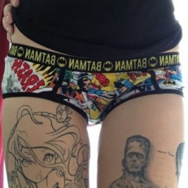 Batman Comic Panties