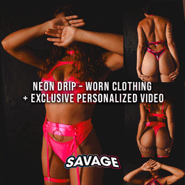 NEON DRIP  Worn Clothing  Exclusive Personalized Video