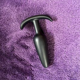Doc Johnson Small Black Tapered Anal Plug