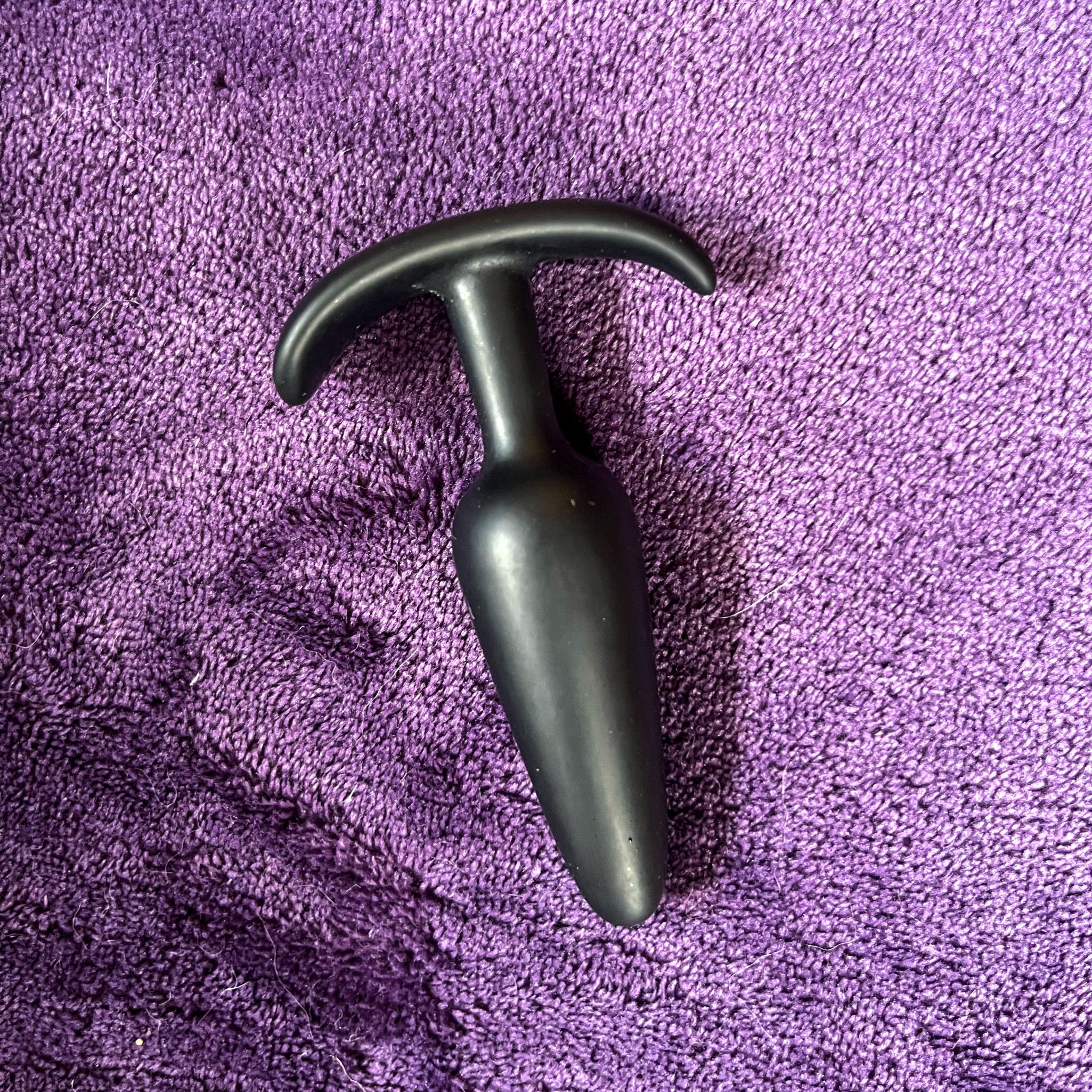 Doc Johnson Small Black Tapered Anal Plug