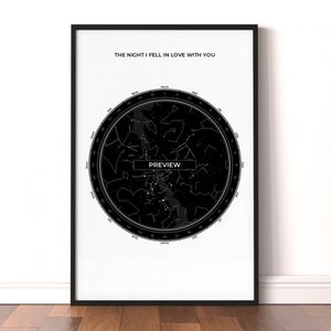 Star map of a special date for us