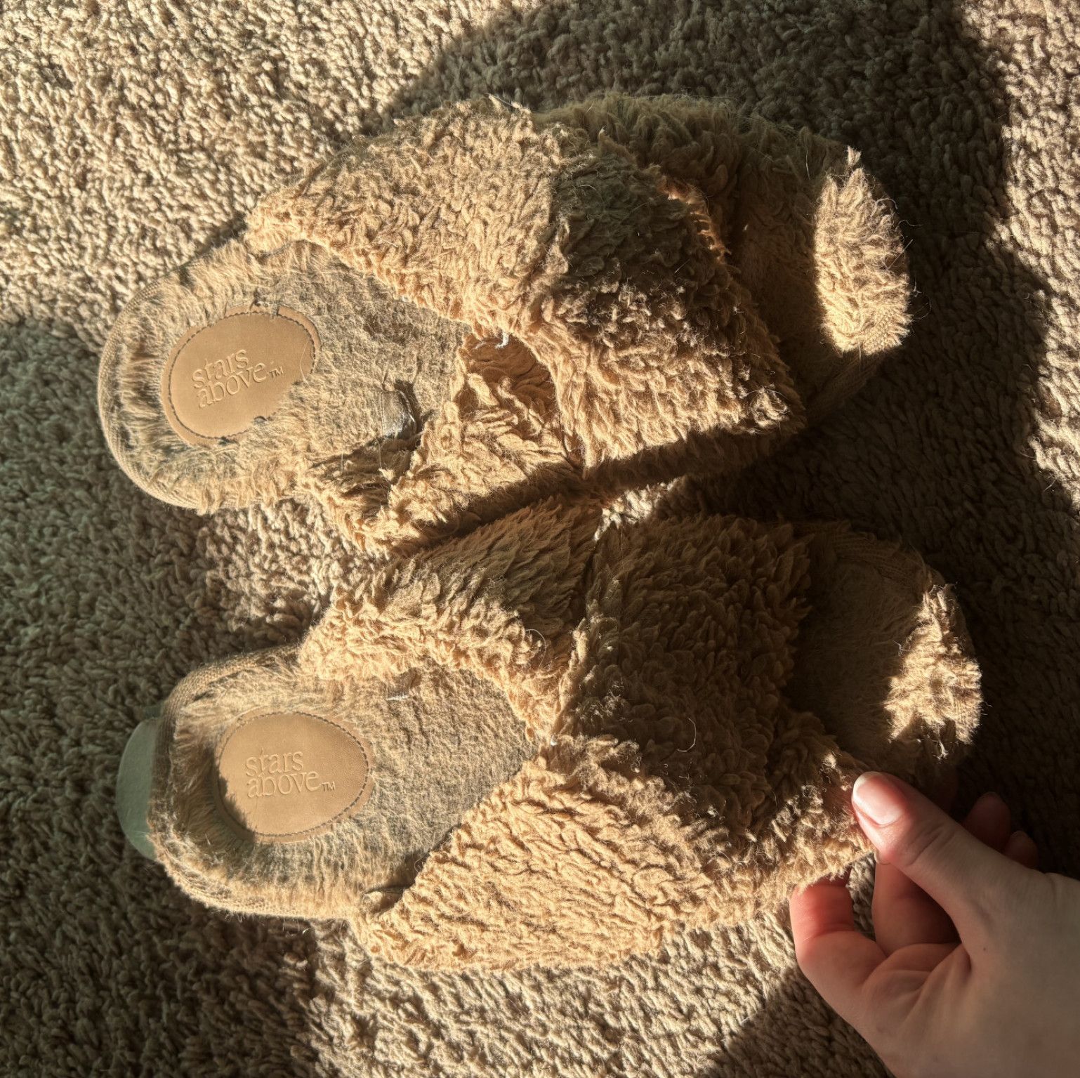 Well worn slippers