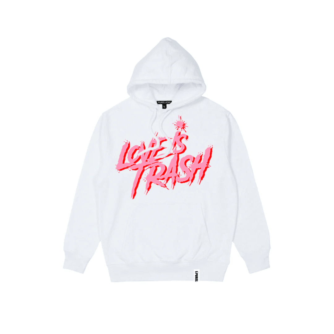 LOVE IS TRASH HOODIE