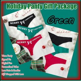 Christmas Package In Green