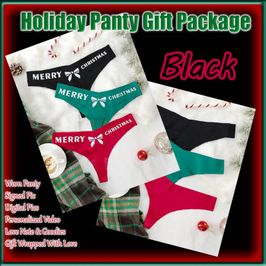 Christmas Package In Black