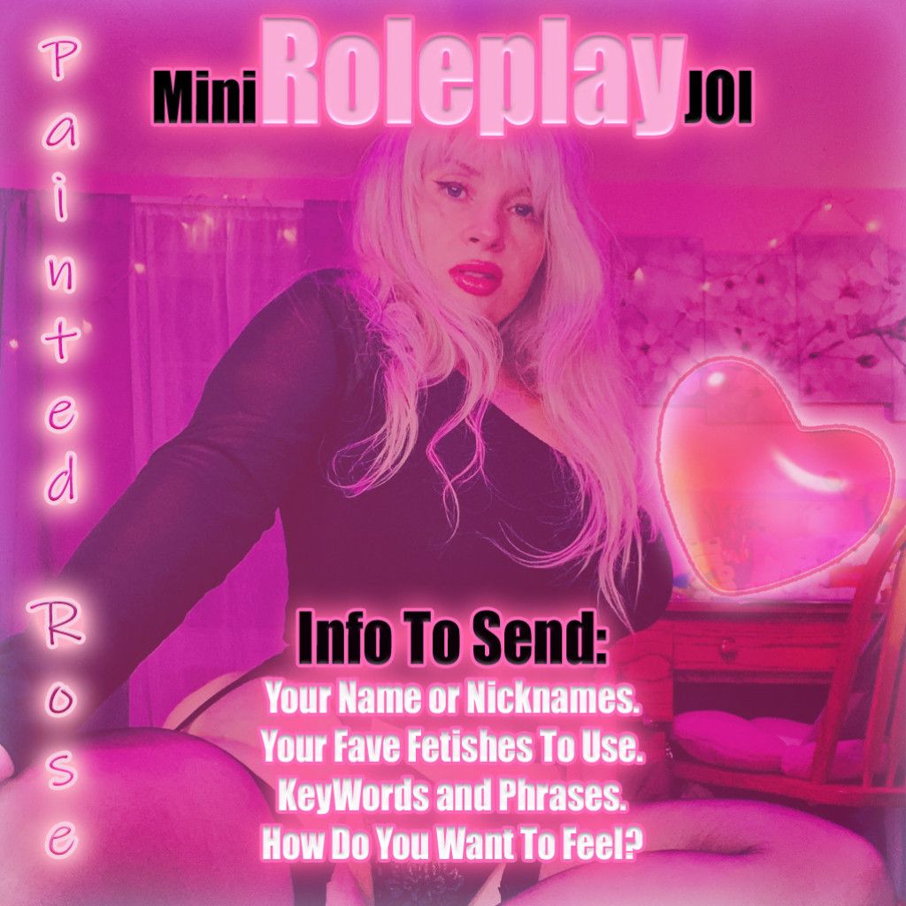 MIni Roleplay JOI Personlalized Simple CV