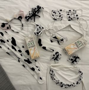 Cow Costume worn in Cum Cow WAM Solo