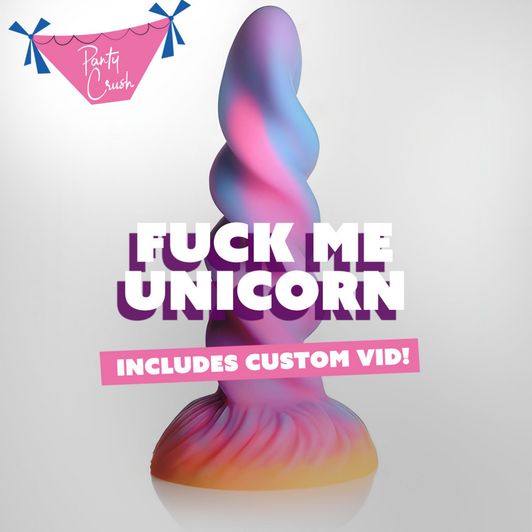 Unicorn Dildo and Custom Video