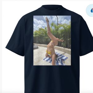 Graphic black T-shirt