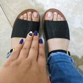 Pay me a day of manicure and pedicure