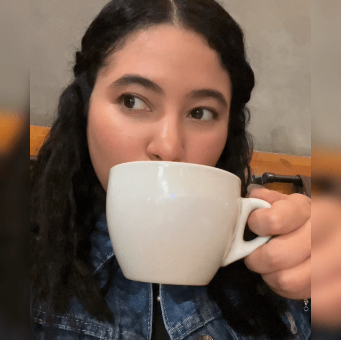 Invite me a delicious coffee with milk